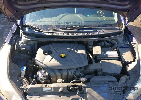 2012 Hyundai Elantra Limited from USA, damaged, VIN 5NPDH4AE8CH094163